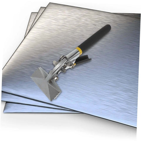 Manual Metal Bender Tool With Straight Jaw, Hand Seamer for bending, flattening, and seaming metal sheets, ideal for tight spaces.