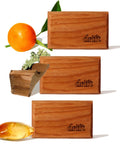 Wood Car Air Freshener With Metal Clip, Long Lasting Scent, Essential Oils, Clean Ingredients, Variety 3 Pack Refill Included