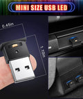 2 Pack Mini USB LED Lights For Car Laptop And Office Lit Ambient Mood Lighting With 8 Color Options 5V USB Powered
