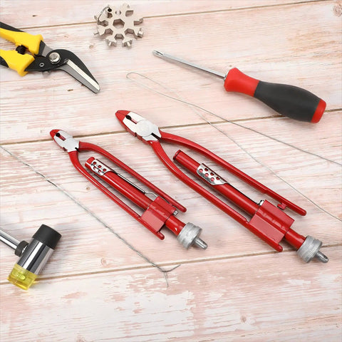 6 Inch Safety Wire Pliers And 33 Feet 0.5mm Steel Wire Kit Heavy Duty Automatic Workhorse Lock Wire Twister for maintenance.