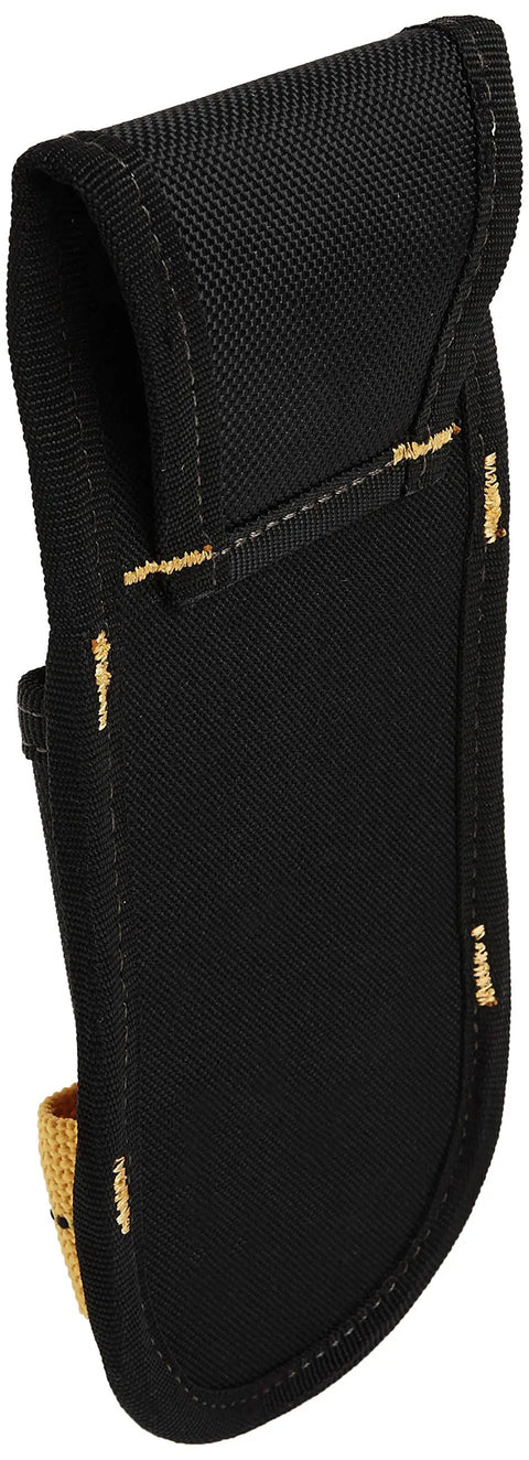 Heavy Duty 4 Pocket Tool Holder For Belts Up To Two And Three Quarters Inches Wide side view black fabric design