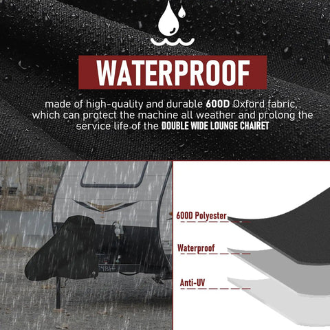 Heavy Duty Tow Hitch Cover All Weather Waterproof Shield For Camper And Caravan Fits Most Trailers Black Premium Oxford Material With PU Coating Keeps Your Ride Clean And Built To Last 34 Inch By 24 Inch covering trailer hitch in rain