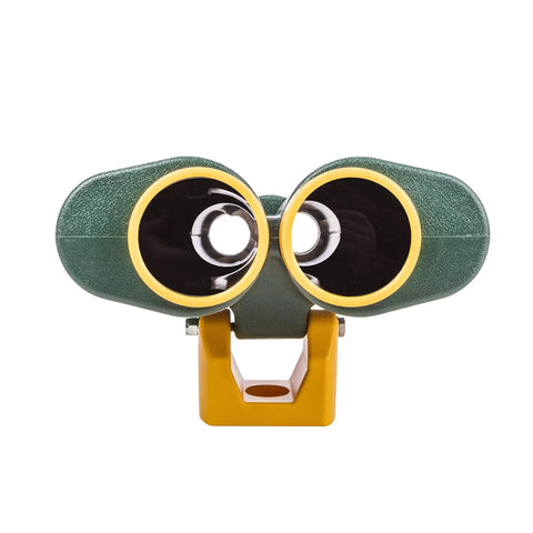 Rotating Playset Binoculars For Kids Green And Yellow Durable Polyethylene With Sun Fade Resistant Finish Heavy Duty