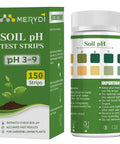 Soil pH Test Kit With 150 Strips 3 To 9 Range For Testing Garden Lawn Vegetables Flower Beds Dirt Yard Indoor Outdoor