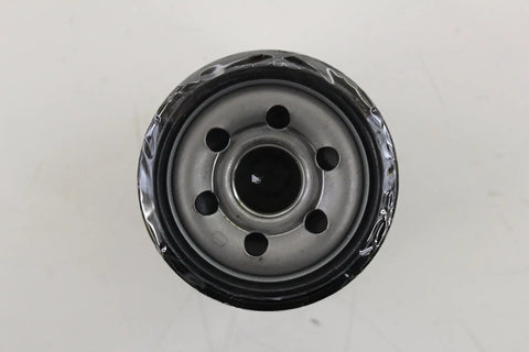 Top view of Mazda B6Y1-14-302A Oil Filter OEM Genuine Factory Part Exact Fit For Mazda Cars Durable High Quality Replacement