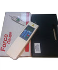 Handy Digital Force Gauge Push And Pull Meter With Inner Sensor 100N 10Kg 22Lb Three Units High Resolution Dynamometer RS232 Output Accurate About Half Percent Workhorse For Lab Workshop And DIY Testing, handheld unit with case