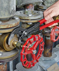 16 Inch XL Red Self Locking Water Pump Pliers with 27 Adjustment Positions in plumbing application
