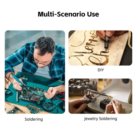 Multi-scenario use of Straight Up Heavy Duty Solder Fume Extractor With Beastmode Suction and Washable Hepa Filters.