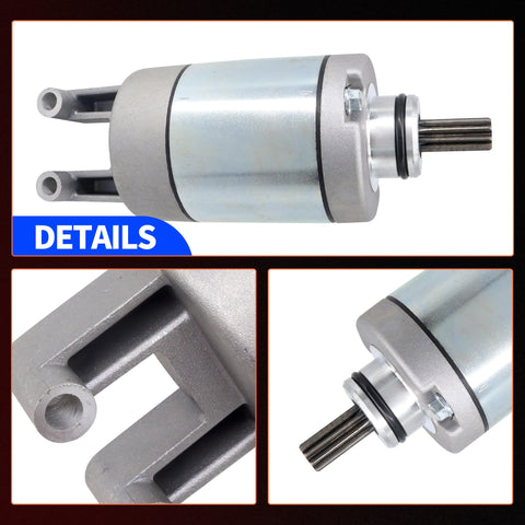 Starter Motor Assembly For Yamaha YZF R6 YZF R6S And FZ6 1999-2009 Replacement Part 5EB-81890 5EB-81890-00-00 519-CSM2206O Direct Fit Plug-and-Play Easy Install High-Quality Start-Up Upgrade