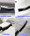Dryer Vent Cleaner Kit 5 Piece Flexible Snake Brush Set for Lint Removal in window tracks, sink, toilet, and floor gaps