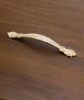10 Pcs Vintage 6 Inch Amber Drawer Handles With 3.78 Inch Center-To-Center on wooden surface