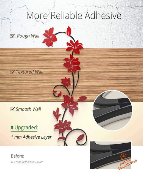3D Rattan Flower Wall Murals For Living Room And Bedroom Backdrop TV Background Decor Decal Removable Film Easy Installation on wall surfaces