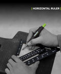 7 Inch Aluminum Rafter Square With Imperial Hip Valley Scales For Dead Easy Roofing Layouts Heavy Duty Carpenter Triangle Ruler in use