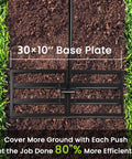 Pro Grade Heavy Duty Lawn Leveling Rake With Adjustable Length 16 To 77 Inches Stainless Steel Ground Soil Spreader
