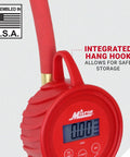 Digital Tire Inflator With Backlit Gauge Measures 5 To 220 Psi Reads In Psi Bar KPa KgPerCm2 Grip Head Chuck 20 Inch Hose
