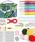 Beginner Crochet Kit With Yarn And Tools Learn To Crochet Set Includes Ergonomic Hooks And A Dope Range Of Accessories
