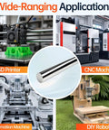 Smooth Operation 2Pack Of 10mm By 100Mm Linear Motion Rods Shaft Guide With Reliable Chrome Plated Carbon Steel Build For Perfect Sliding Action in 3D Printer and CNC machine.