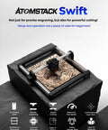 Swift Laser Engraver For Beginners, The Go-To 7000mW High Power Laser Cutter with 300x300mm working area and Class 4 Safety.