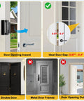 Ultra Tough 3 Inch Door Reinforcement Lock For Inward Swing Doors All Aluminum Security Bar Withstanding 1000 Lbs Of Force 15X Stronger Than A Traditional Deadbolt Defender Style Lock For Kid Safety And Preventing Unauthorized Entry Black installation guide