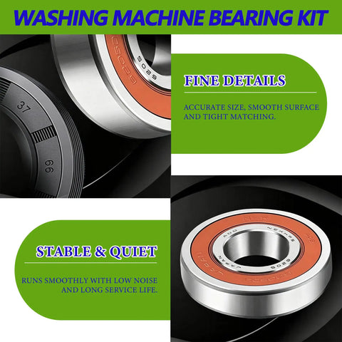 Heavy Duty Front Load Washer Tub Bearing And Seal Kit Built Tough For Silent Cycles Packed With Industrial Strength Grease detail close-up