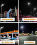 200W LED Parking Lot Light Hella Bright 30000 Lumens UL Listed Dusk to Dawn Street Light used in residential, highway, and gas stations.
