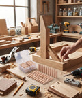 Clutch Pine Wood Pocket Hole Plugs And Slick Angled Fillers For Woodworking Repairs Crafted From Solid Timber, 50 count in box.
