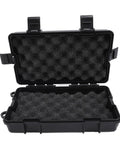 Rugged Weatherproof Magnetic Storage Box open with foam interior, heavy duty mount and secure locking for outdoor use in vehicles