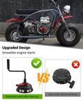 Easy Install Pull Start Recoil Starter Assembly for Predator 212 and Coleman 200cc Mini Bikes, smoother engine starts illustration