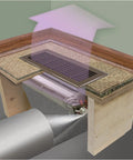 Register Booster Fan RB12 4x12 Inch Brown Grill So You Get 75 CFM Duct Booster With 1800 RPM 120V Quiet Operation Easy Install