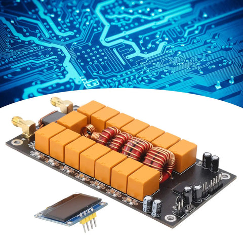 Antenna Tuner Board With Screen ATU 100 Kit for Ham Radio Geeks, 1.6mm double-sided PCB, components detail, compact design