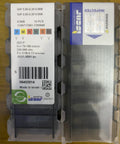 Close-up of Carbide Blade Set 10 Pieces For CNC Machines And Industrial Cutting High Precision Replacement Blades packaging.