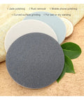 Grab This Awesome Pack Of 12 Four Inch Sponge Foam Sanding Discs With Hook And Loop, showing three types for wet or dry sanding.