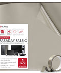 Faraday Shield Cloth Kit For EMP And EMI Protection, Military Grade 3 Layer Faraday Fabric With 44 By 39 Inch Cloth and Tape