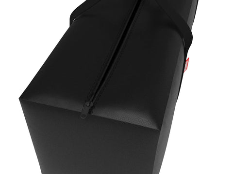 Close-up of an Outdoor Rectangular Cushion Storage Bag With Zippered Closure And Handles For Cushions Up To 50 By 13 By 20 Inches