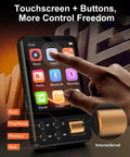 Touchscreen and buttons control on 128GB Bluetooth 5.4 MP3 Player With Built In HD Speaker FM Radio Voice Recorder HiFi Sound E Book