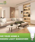 10 Pack PAR38 LED Bulbs 12W 90 CRI 3000K Soft White No Fuss Dimmable Flood Lights For Indoor Outdoor Use Energy Saving