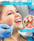Dentist Grade Tartar Scraper Tool For Plaque Removal Stainless Steel Dental Pick For Deep Teeth Cleaning demonstration in use