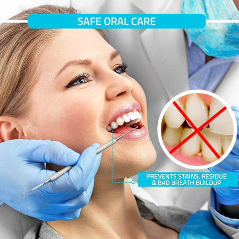 Dentist Grade Tartar Scraper Tool For Plaque Removal Stainless Steel Dental Pick For Deep Teeth Cleaning demonstration in use