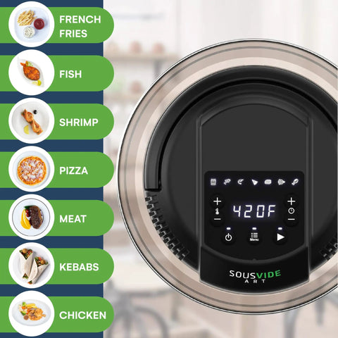 Turn Your Instant Pot Into A Real Air Fryer With A 7 In 1 Lid For 8 Qt Pots, A Complete Fryer Attachment Kit With Basket, Rack, Mat