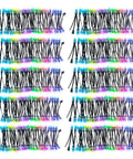 Individually Addressable 12V WS2811 LED Pixel Bullets, 12mm Diffused RGB Lights, 500 Pcs IP68 Waterproof for displays