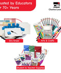 Charles Leonard school supplies including dry erase, arts and crafts, and student teacher supplies with over 70 years trust