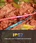 660Pcs Marine Grade Heat Shrink Butt Connectors Kit With Waterproof Tinned Red Copper Splice Connectors used in outdoor setting