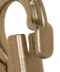 Close-up of the Forged Steel Safety Snap Hook With Double Action Gate 23 Kilonewton MBS Swivel For Fall Protection And Climbing