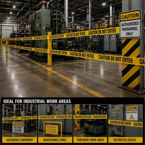 Heavy Duty Caution Tape 12 Pack 3 Inch By 1000 Feet Hardcore Hazard Safety Tape For Construction Sites Halloween Parties And Job Sites Straight Up Reliable Warning Roll