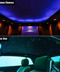 400 Piece 9.8ft Fiber Optic Star Ceiling Kit With RGBW Twinkle Lights in home cinema and car use application