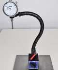Heavy-Duty Flex Arm Base And Precision Indicator Combo With 85 Lb Hold 1 Inch Travel Two And One Quarter Inch Dial 0.001 Inch Reading 0-100 Revolution Counter For Rock-Solid Positioning In Any Angle, magnetic base