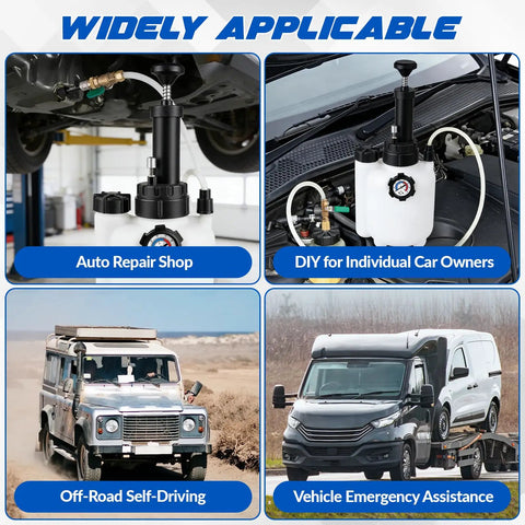 3L Transmission Fluid Transfer Pump Kit With 13 ATF Adapters used in auto shop and vehicle scenarios