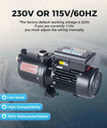 Dual voltage spa massage pump 1.5HP for Marquis Spa, low noise, OEM compatible, 230V or 115V, model Relaax205-ES