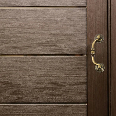 Four Piece Old School Vintage Drawer Pulls Set Antique Wardrobe Handles Alloy Cabinet Hardware on wooden door