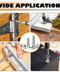 Heavy Duty 304 Stainless Steel Screws Assortment Kit With Flat Head Wood Screws used in various DIY applications.